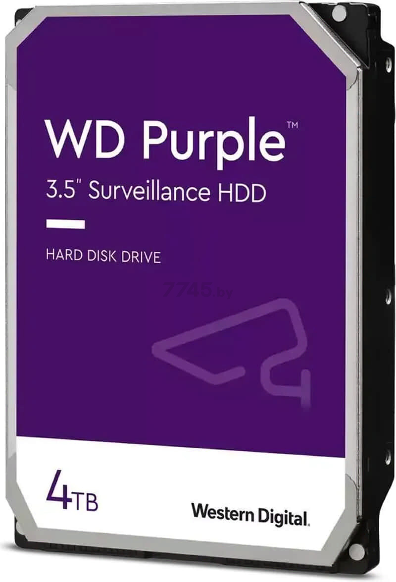 Жесткий диск HDD WESTERN DIGITAL Purple Surveillance 4TB (WD43PURZ)