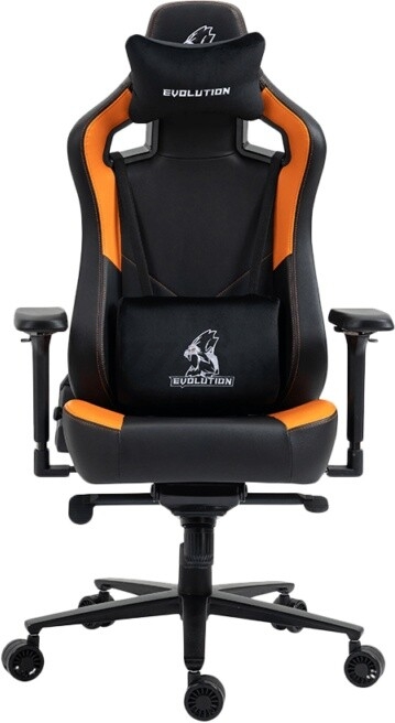 Кресло геймерское EVOLUTION Project A Black/Orange - Фото 2