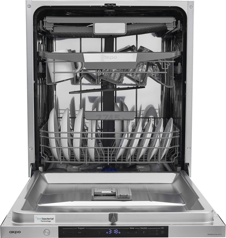 Машина посудомоечная встраиваемая AKPO ZMA 60 Series 9 Pro Autoopen (002093) - Фото 3