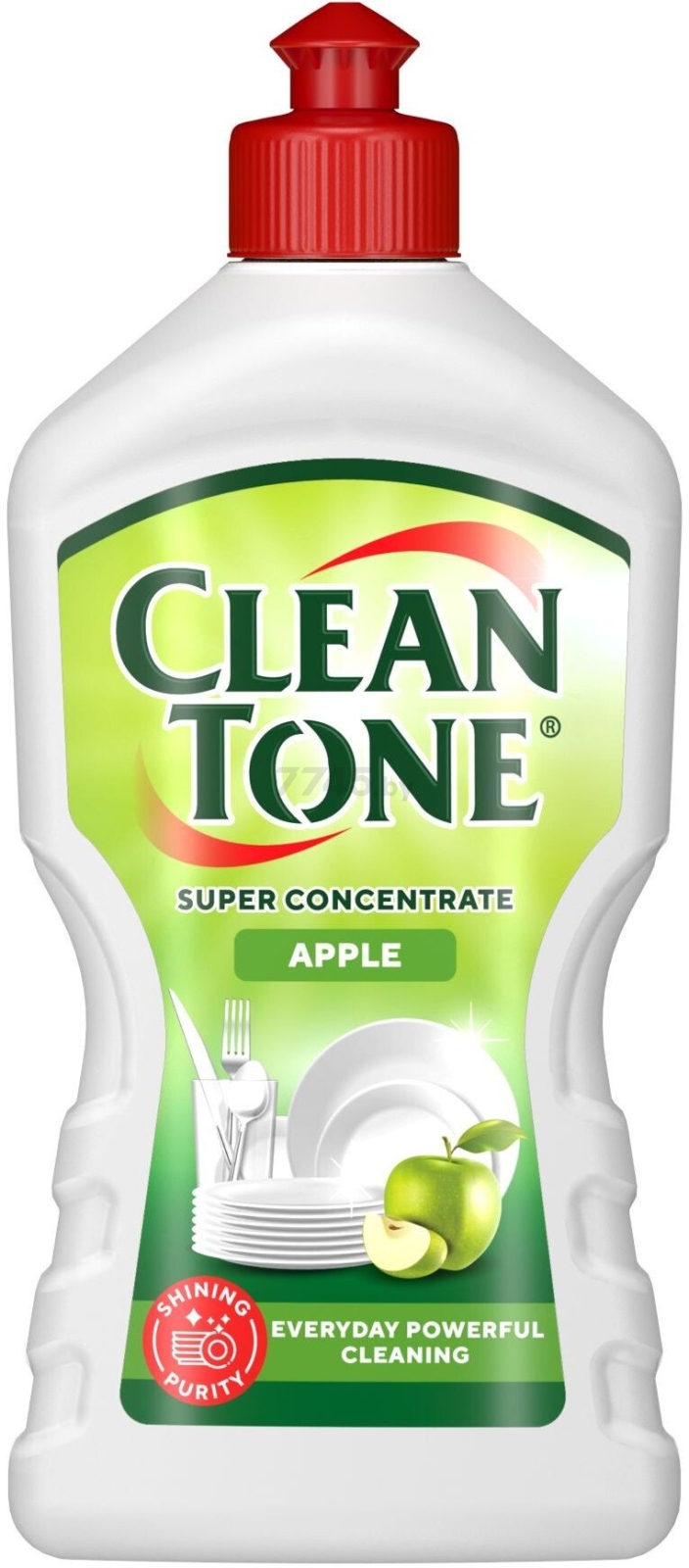 Средство для мытья посуды CLEAN TONE Суперконцентрат Яблоко 450 мл (9441033105)