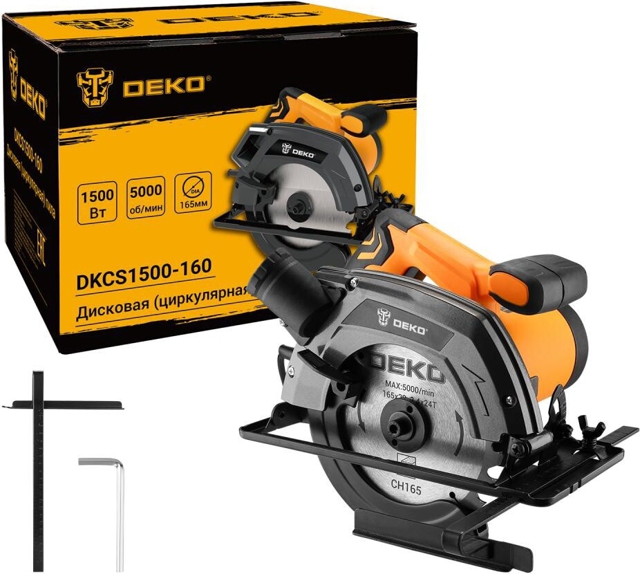 Пила циркулярная DEKO DKCS1500-160 (063-4190)