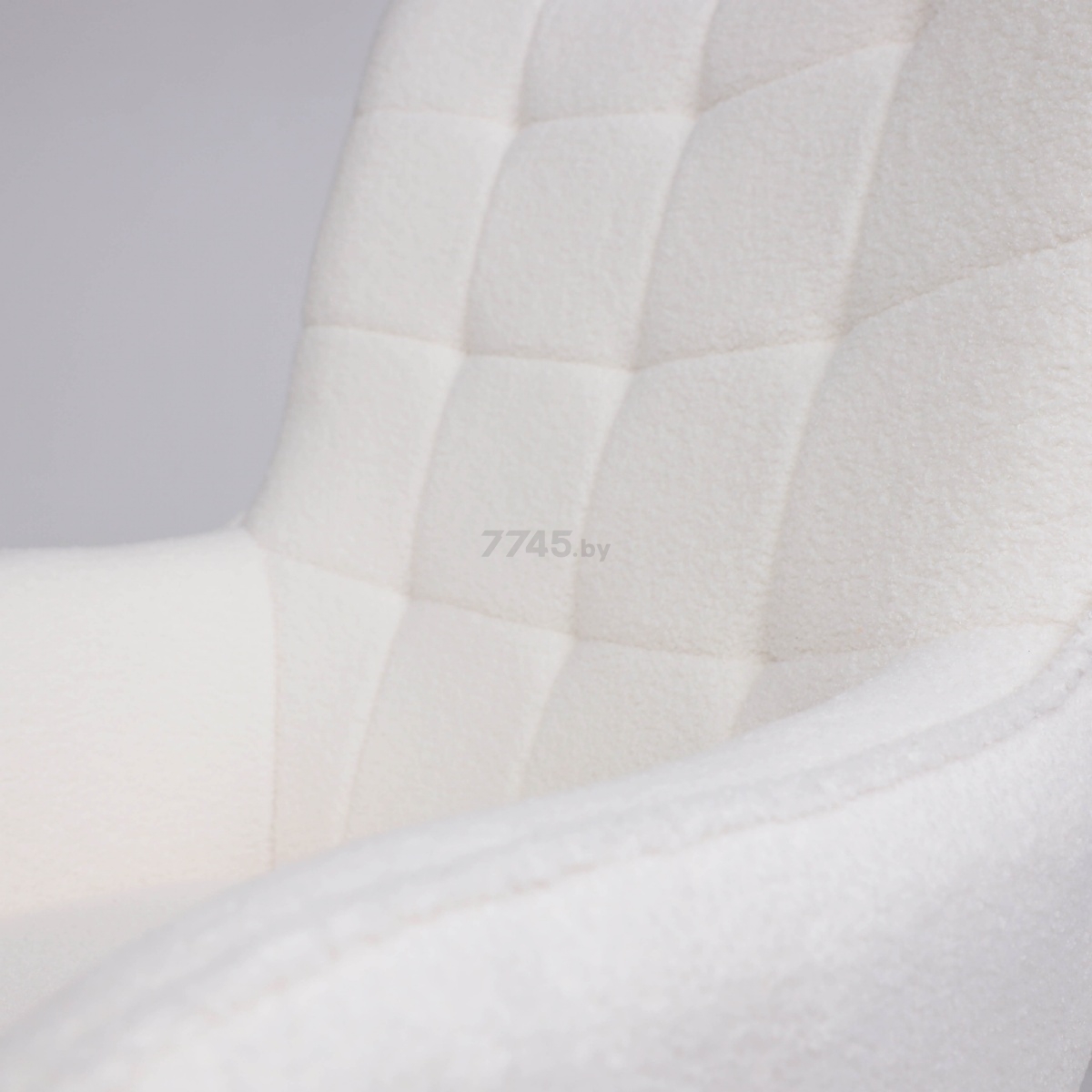 Стул AKSHOME Kenzo белый мех Teddy/черный (89978) - Фото 8