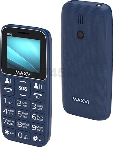 Мобильный телефон MAXVI B110 синий