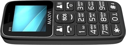 Мобильный телефон MAXVI B110 черный - Фото 6