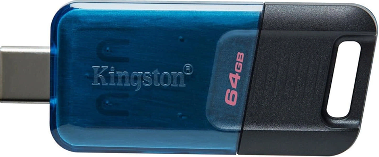 USB-флешка 64 Гб KINGSTON Data Traveler 80 M USB-C (DT80M/64GB) - Фото 5