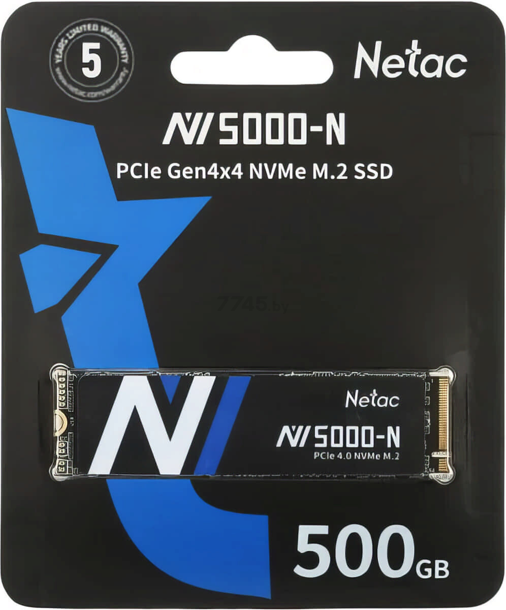 SSD диск NETAC NV5000-N 500GB (NT01NV5000N-500-E4X) - Фото 6