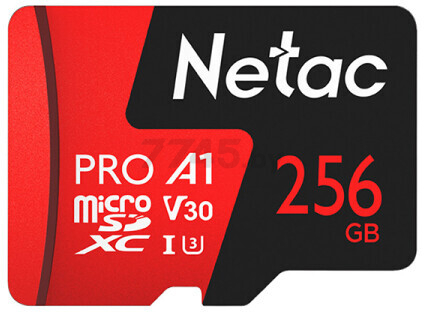 Карта памяти NETAC P500 Extreme Pro MicroSDXC 256Gb (NT02P500PRO-256G-S)