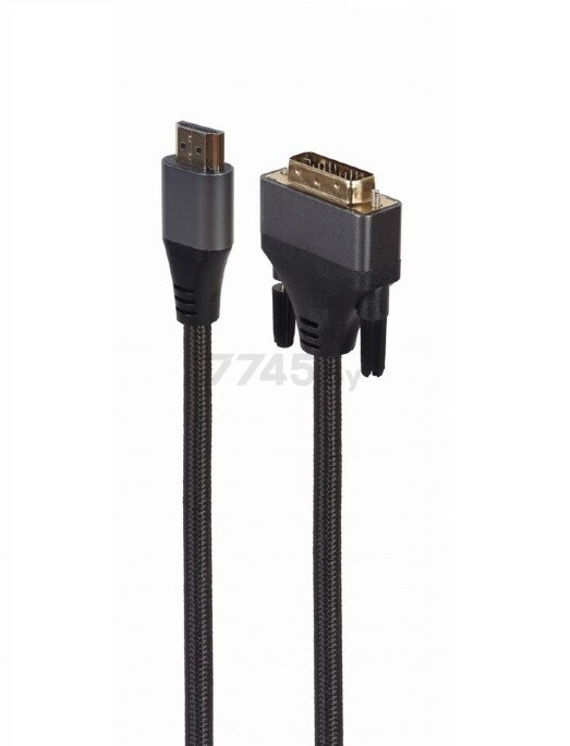 Кабель CABLEXPERT HDMI-DVI 4K 1.8 м (CC-HDMI-DVI-4K-6) - Фото 2