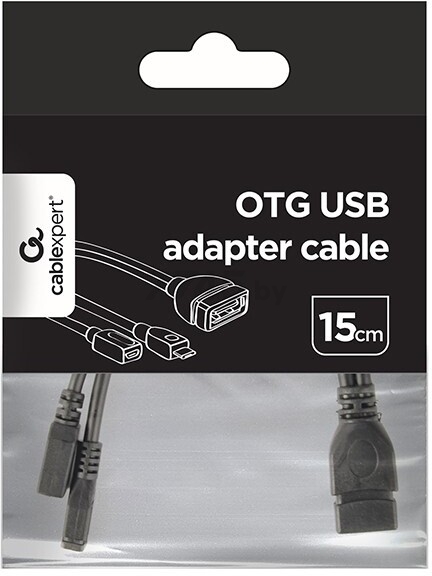 Адаптер CABLEXPERT USB2.0 A-micro AF/BM 0.15м (A-OTG-AFBM-04) - Фото 4