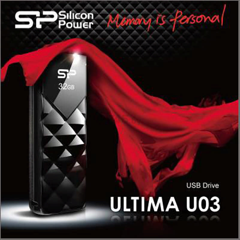 USB-флешка 32 Гб SILICON POWER Ultima U03 USB 2.0 Black (SP032GBUF2U03V1K) - Фото 7