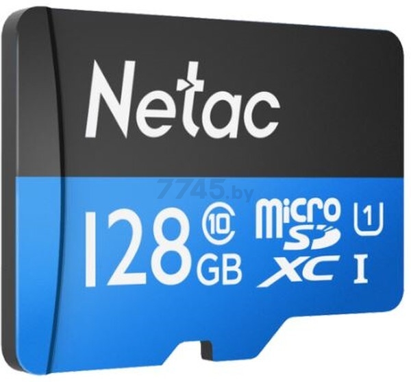 Карта памяти NETAC P500 Standard MicroSDXC 128Gb с адаптером SD (NT02P500STN-128G-R) - Фото 2