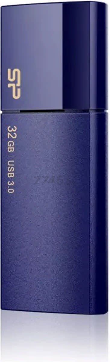 USB-флешка 32 Гб SILICON POWER Blaze B05 USB 3.2 Blue (SP032GBUF3B05V1D) - Фото 3