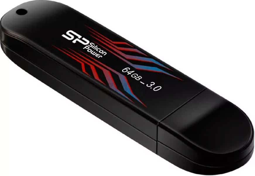 USB-флешка 64 Гб SILICON POWER Blaze B10 (SP064GBUF3B10V1B) - Фото 4