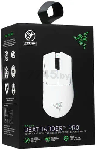 Мышь игровая беспроводная RAZER Deathadder V3 Pro White (RZ01-04630200-R3G1) - Фото 17