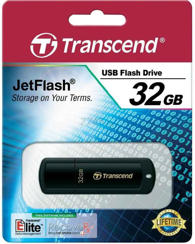 USB-флешка 32 Гб TRANSCEND JetFlash 350 (TS32GJF350) - Фото 4