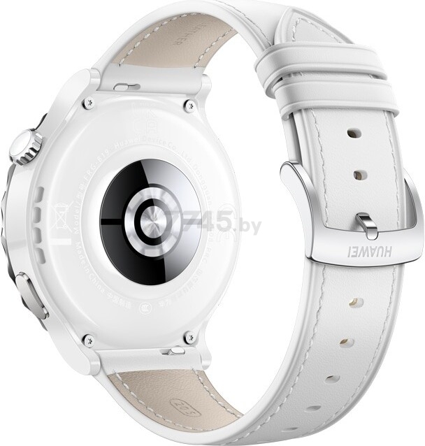 Умные часы HUAWEI Watch GT 3 Pro белый с кожаным браслетом - Фото 4