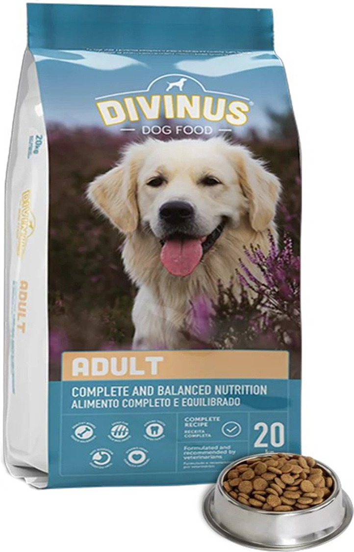 Сухой корм для собак DIVINUS Adult 20 кг (5600276940106) - Фото 2