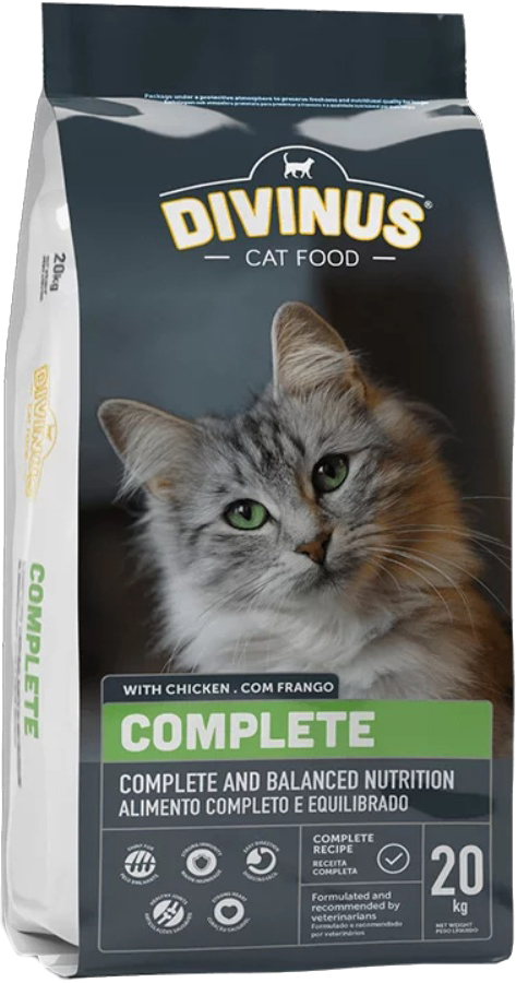 Сухой корм для кошек DIVINUS Complete 20 кг (5600276940137)