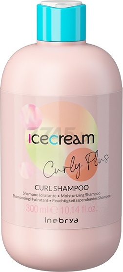 Шампунь INEBRYA Icecream Curly Plus Увлажняющий для вьющихся и волнистых волос 300 мл (1026367)