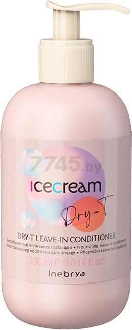 Кондиционер INEBRYA Icecream Dry-T Питательный несмываемый 300 мл (1026325)