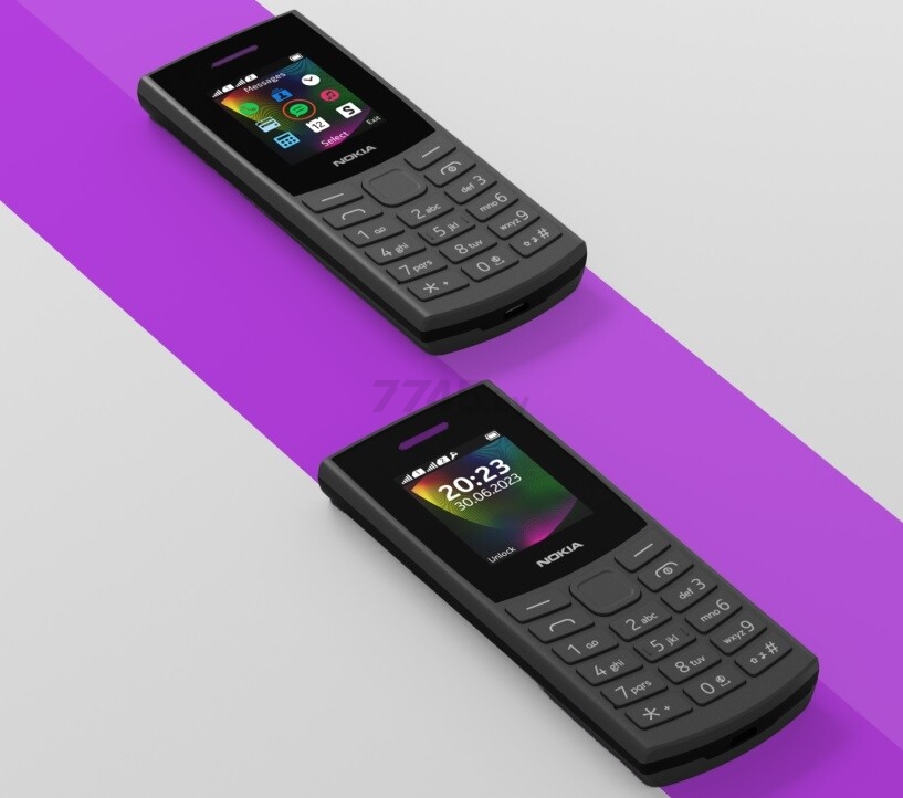 Мобильный телефон NOKIA 106 (2023) Dual SIM черный (1GF019BPA2C02) - Фото 9