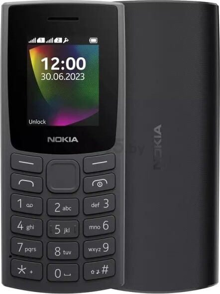 Мобильный телефон NOKIA 106 (2023) Dual SIM черный (1GF019BPA2C02)