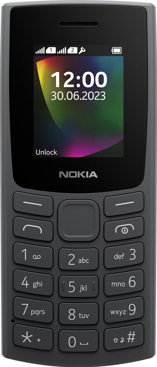Мобильный телефон NOKIA 106 (2023) Dual SIM черный (1GF019BPA2C02) - Фото 2