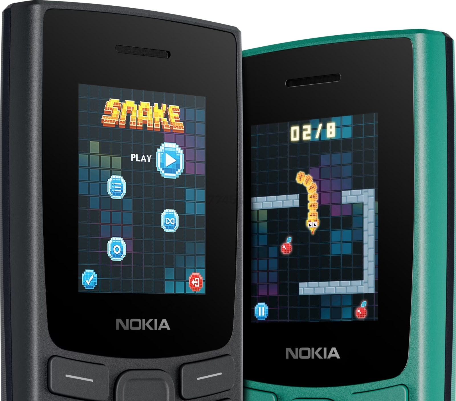 Мобильный телефон NOKIA 106 (2023) Dual SIM черный (1GF019BPA2C02) - Фото 6