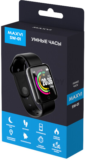 Умные часы MAXVI SW-01 Pink - Фото 10