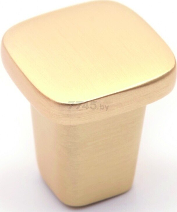 Ручка мебельная кнопка BOYARD Gaspar RC022MBSG.4 матовое брашированное сатиновое золото - Фото 2
