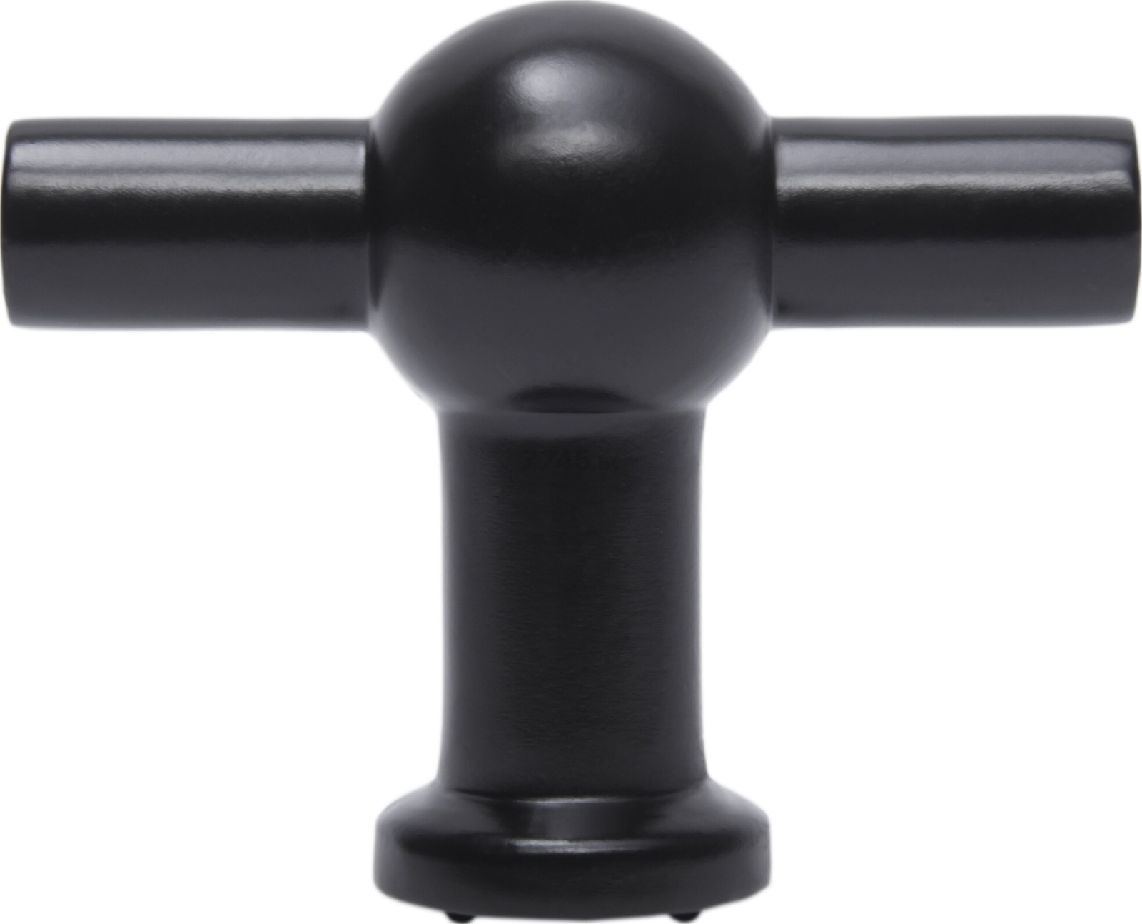 Ручка мебельная кнопка BOYARD Anchor RC089BL.1 матовый черный - Фото 2