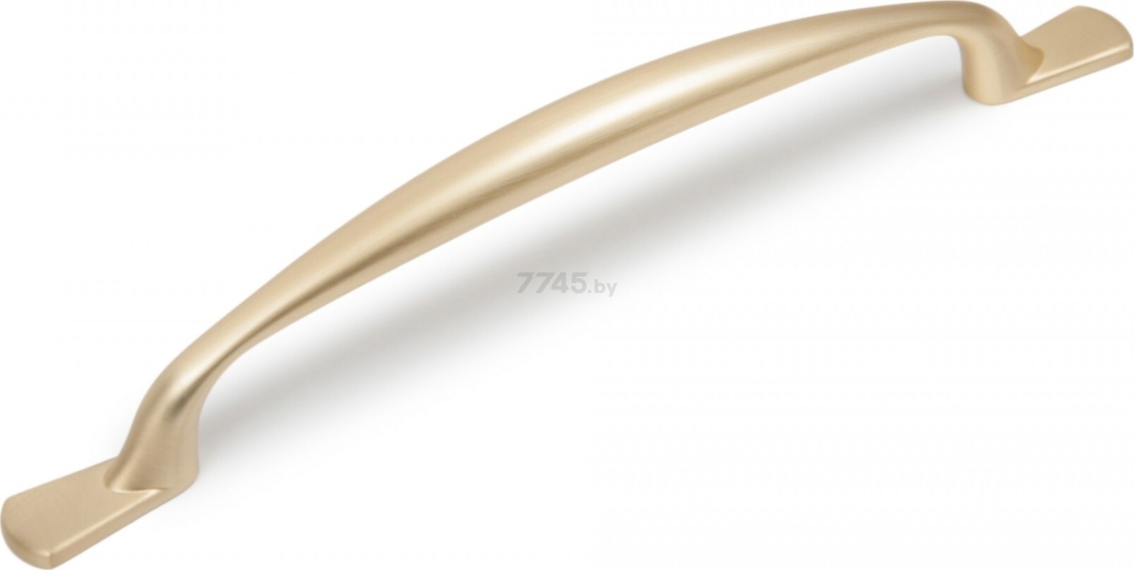 Ручка мебельная скоба BOYARD Neoline RS220SG.4/128 сатиновое золото