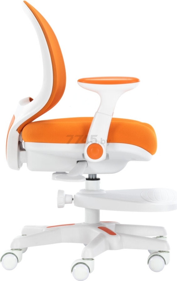 Кресло компьютерное EVERPROF Kids 102 ткань оранжевый - Фото 2