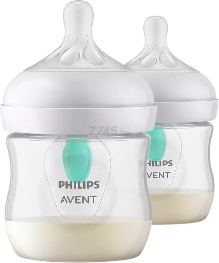 Бутылочка для кормления PHILIPS AVENT Natural Response с клапаном AirFree от 0 мес 125 мл 2 штуки (SCY670/02)