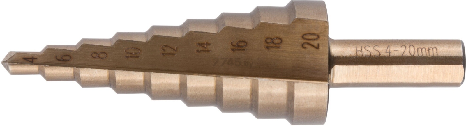 Сверло ступенчатое по металлу 4-20 мм FIT (36392)