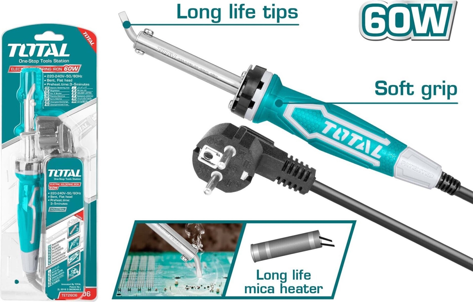 Паяльники TOTAL TET2606 - Фото 2