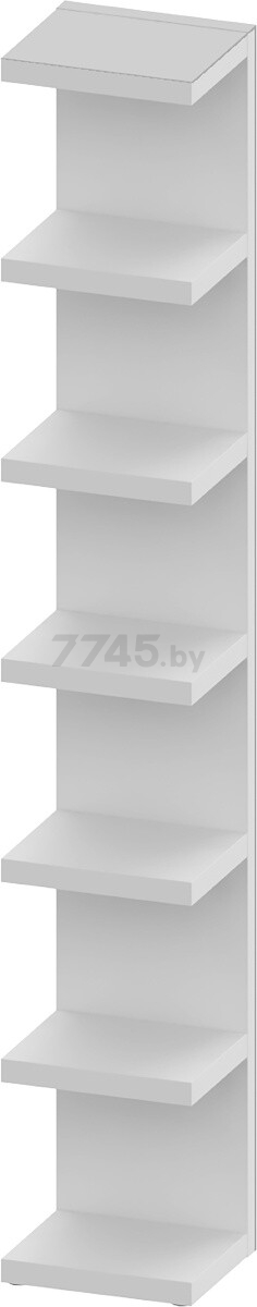 Полка настенная MEBELAIN Фора 190Е белый 30х26,7х189,3 см (00777)