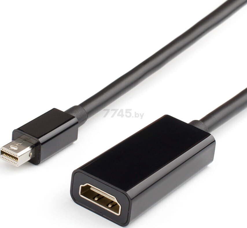 Переходник ATCOM miniDisplayPort(m) to HDMI(f) Black (AT1042)