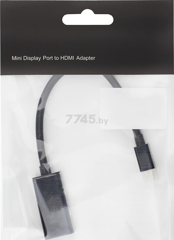 Переходник ATCOM miniDisplayPort(m) to HDMI(f) Black (AT1042) - Фото 3