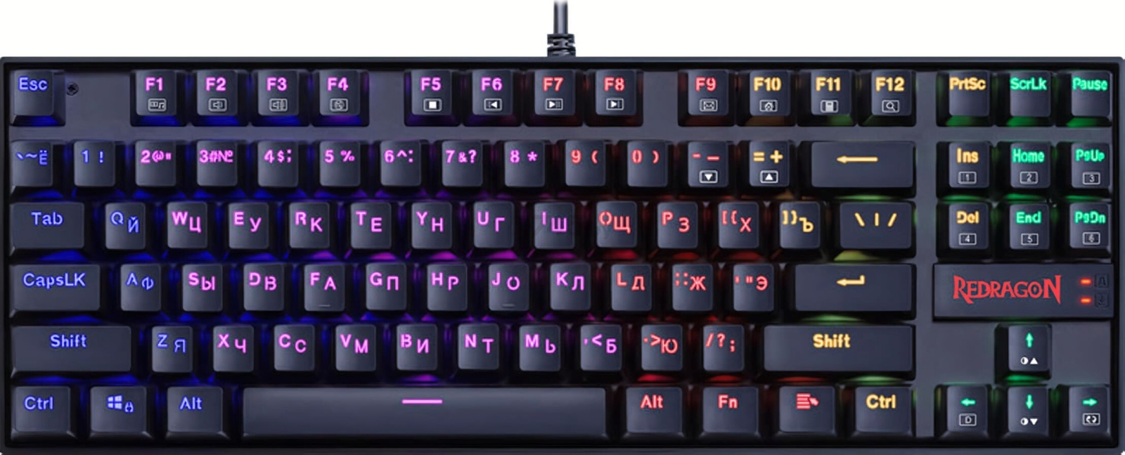 Клавиатура игровая механическая REDRAGON Kumara Pro RGB (70964)