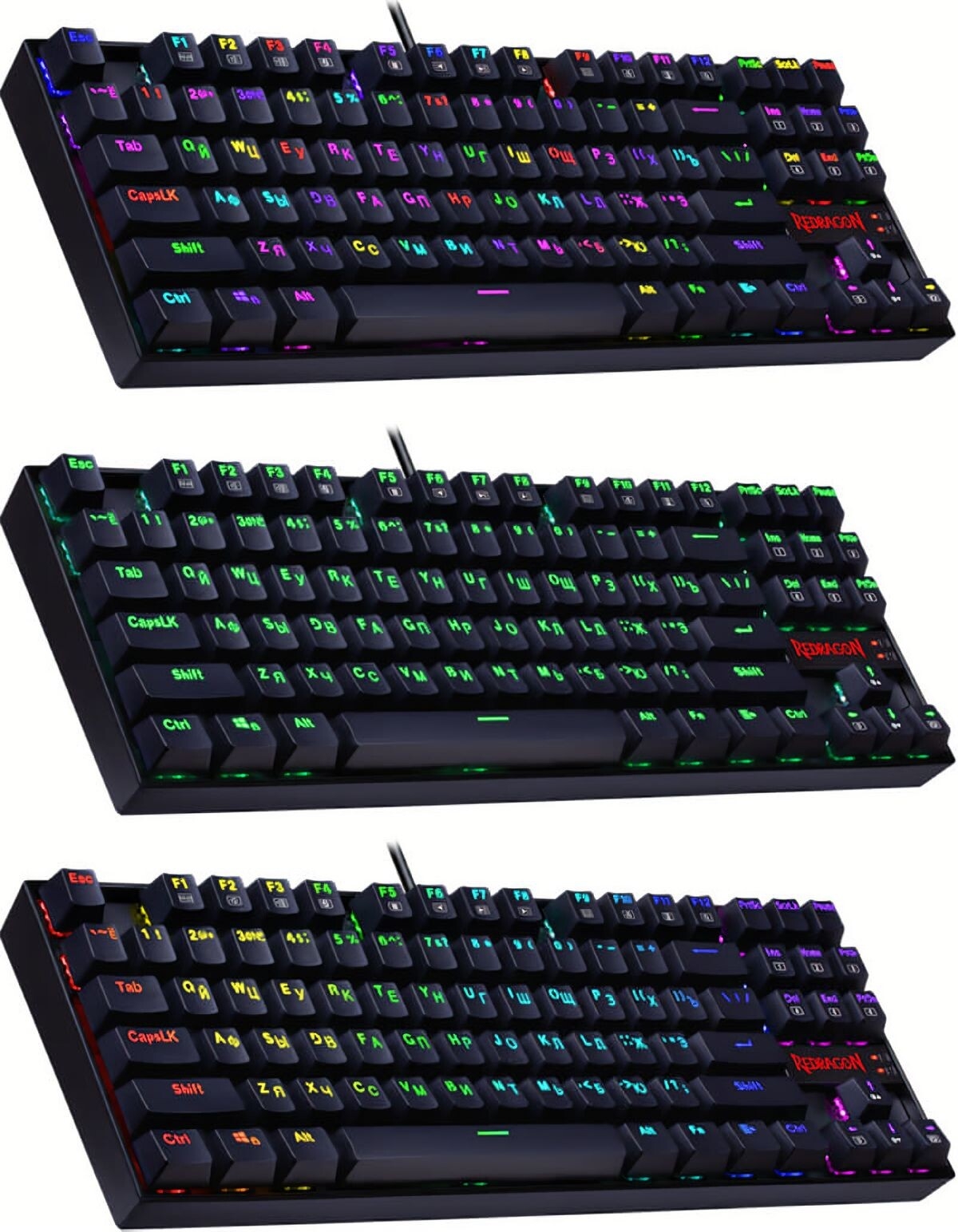 Клавиатура игровая механическая REDRAGON Kumara Pro RGB (70964) - Фото 4