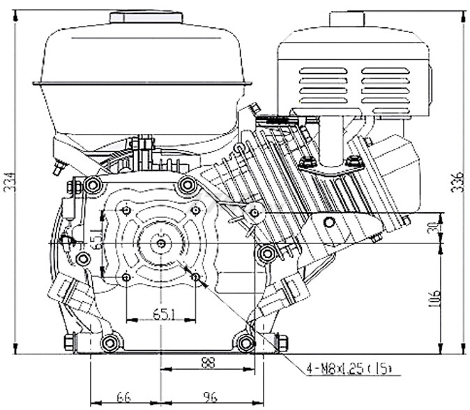 Двигатель STARK GX260 S-7A (02300) - Фото 9