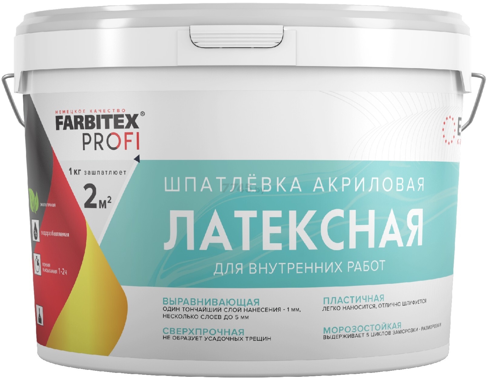 Шпатлевка акриловая латексная FARBITEX Profi 3 кг (4300011554)