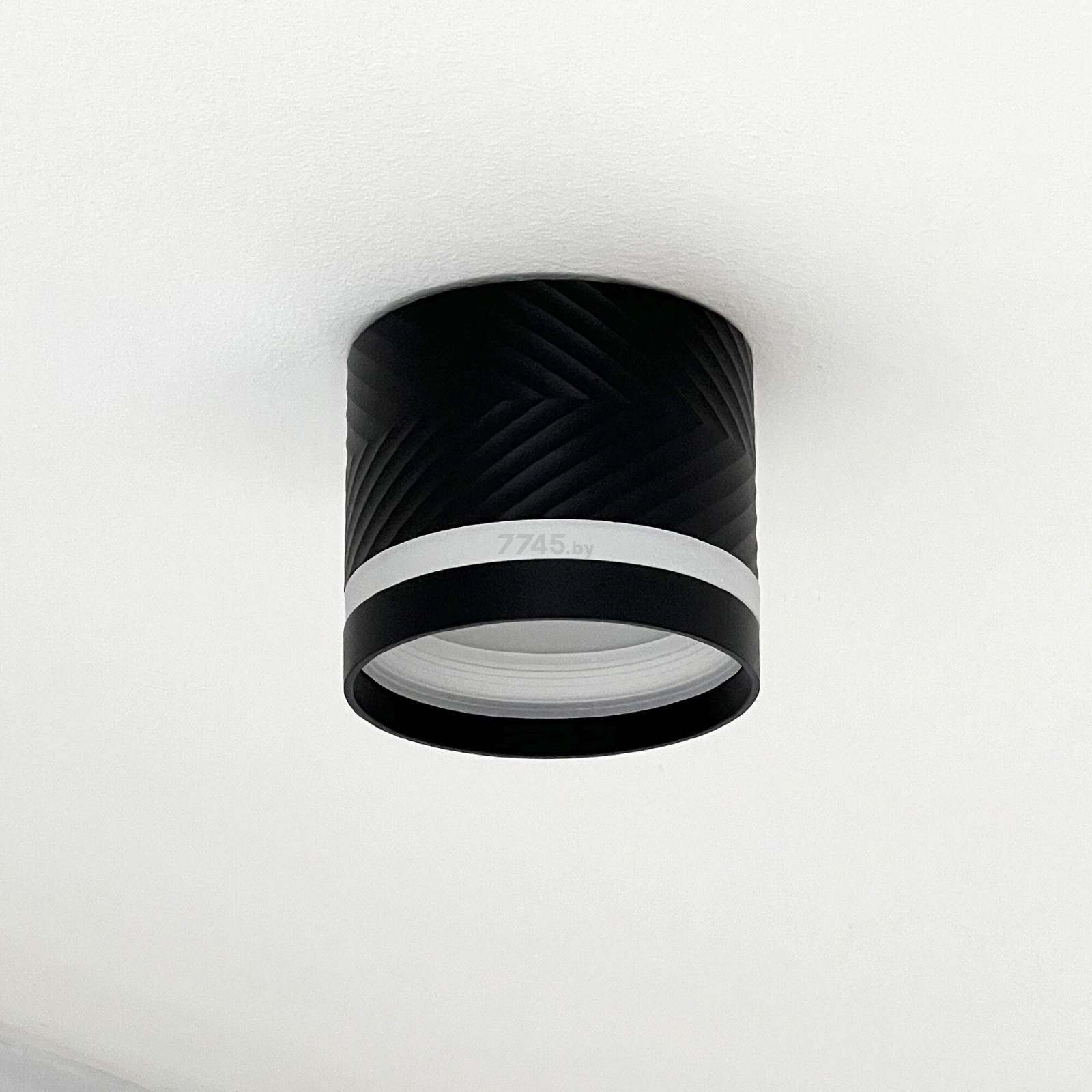 Светильник точечный накладной GX53 TRUENERGY Modern граненый черный (21010) - Фото 6