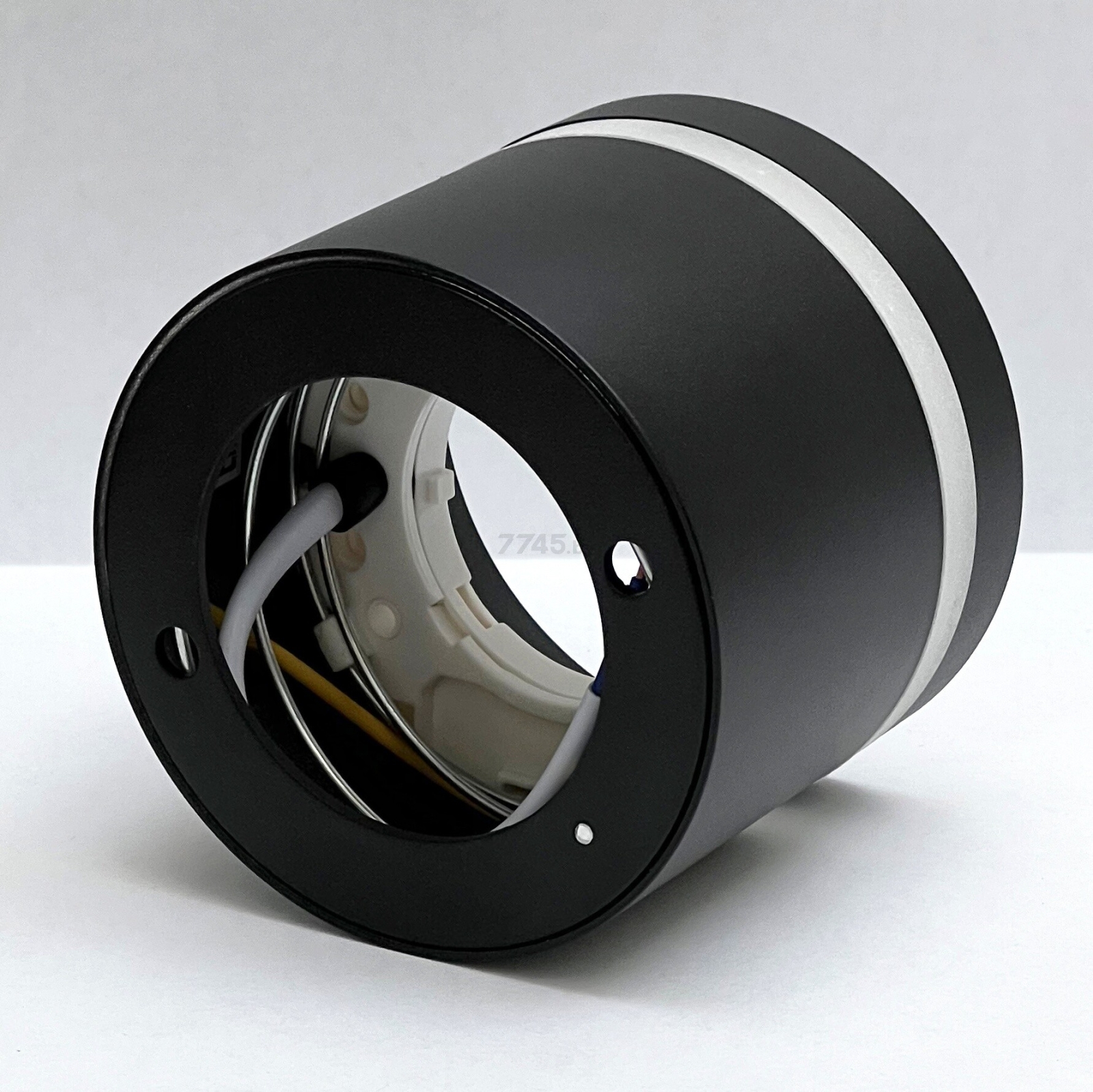 Светильник точечный накладной GX53 TRUENERGY Modern с матовым кольцом черный (21016) - Фото 5