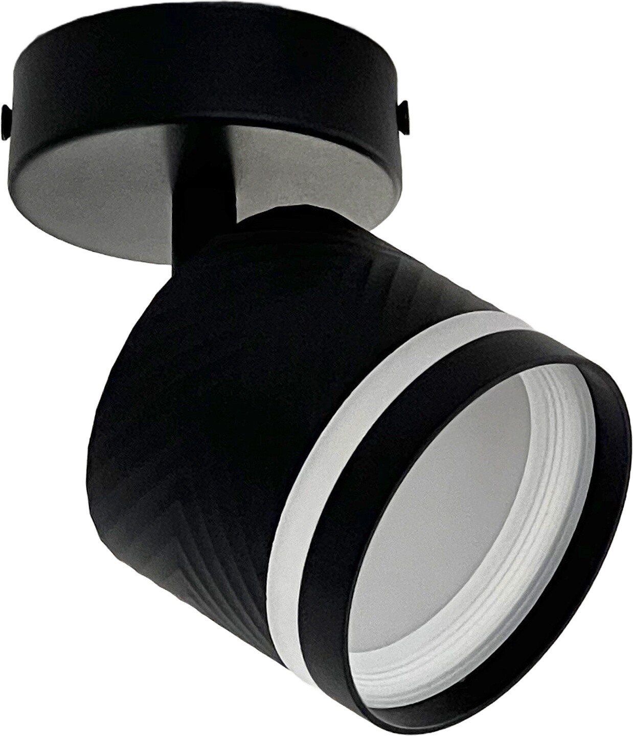Светильник накладной поворотный GX53 TRUENERGY Modern граненый черный (21012) - Фото 2