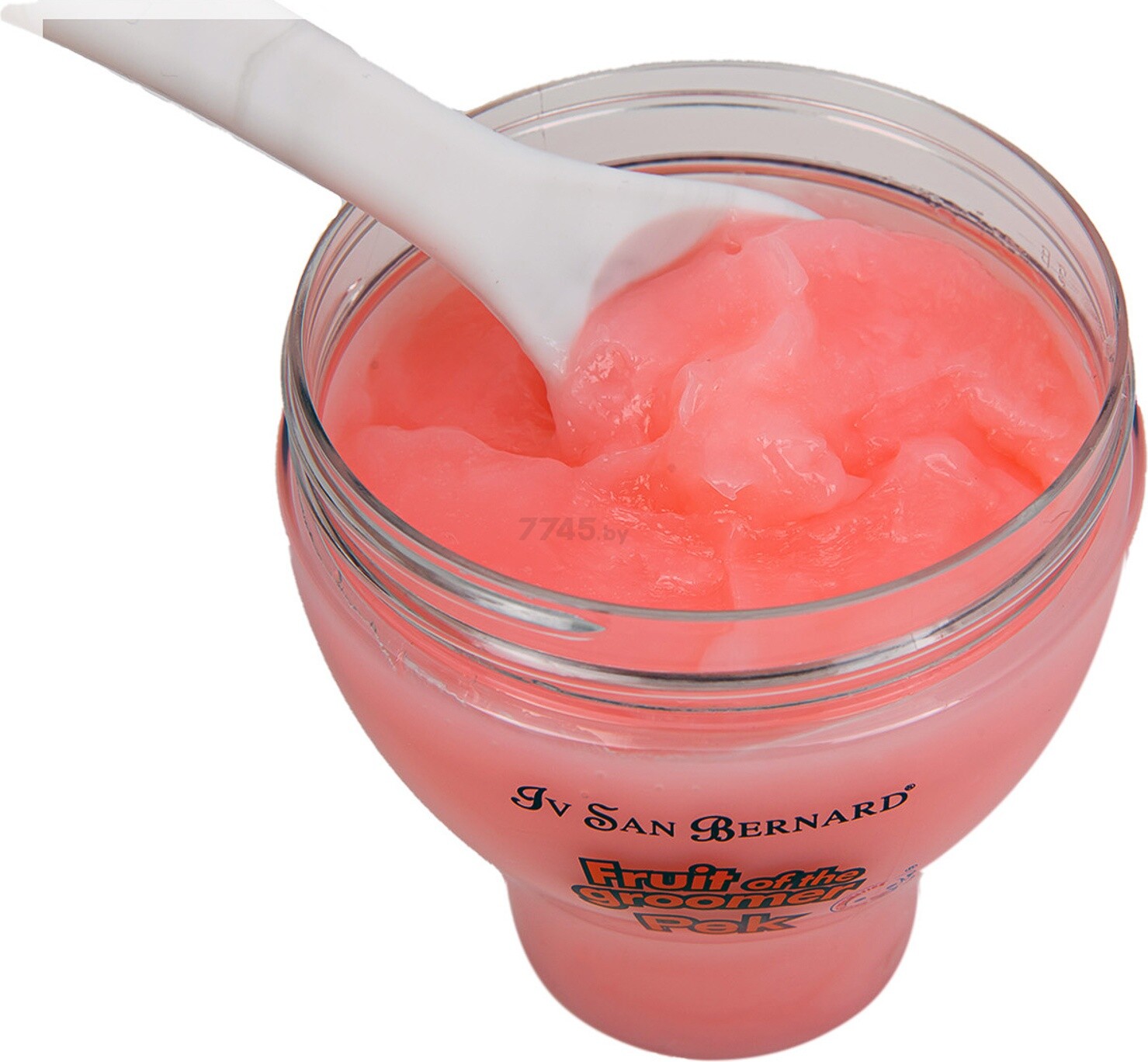 Маска для животных со средней шерстью IV SAN BERNARD Fruit Of The Groomer Pink Grapefruit с витаминами 250 мл (NMASPO250) - Фото 4
