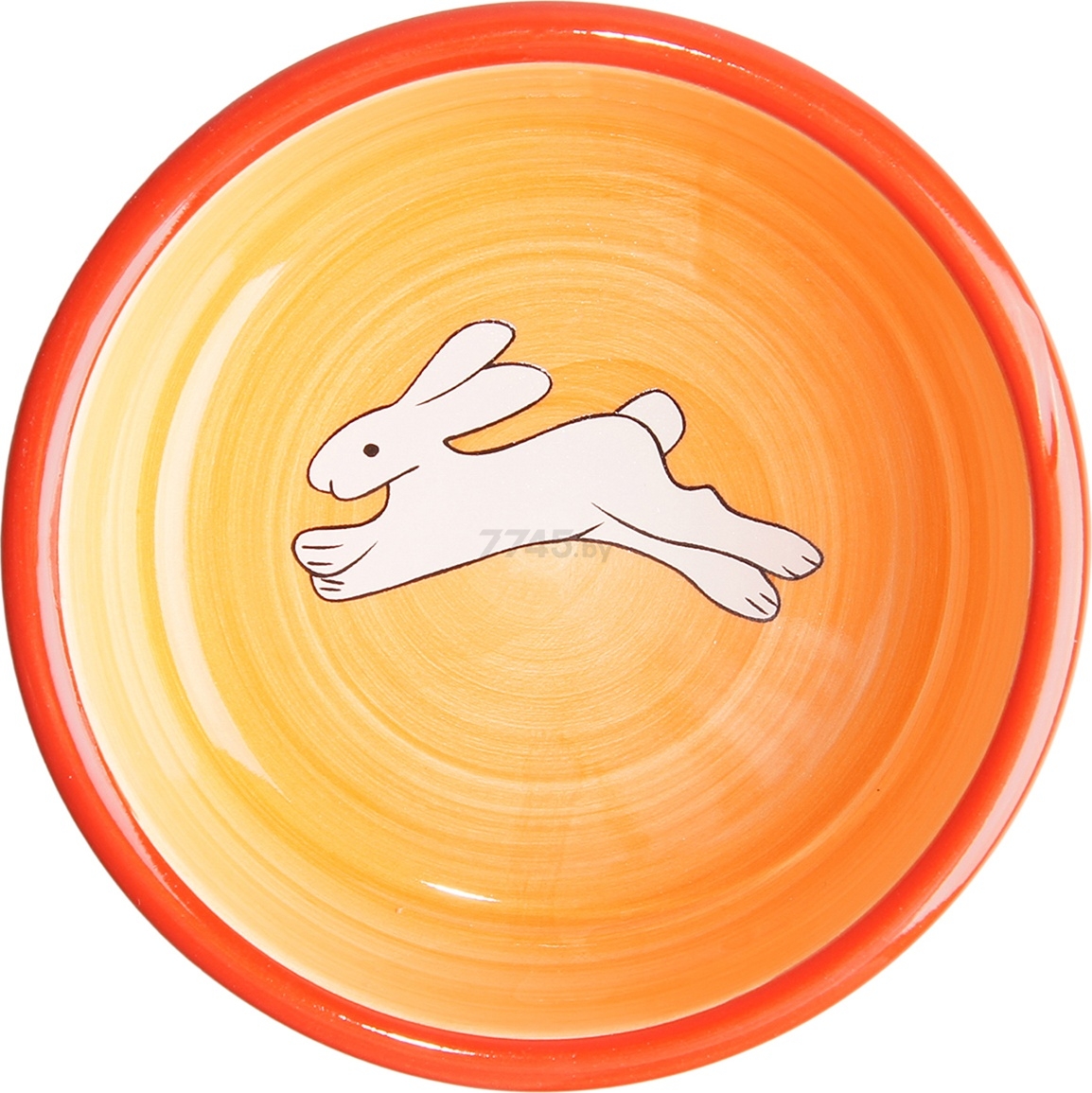Миска для грызунов MR.KRANCH Кролик 0,14 л оранжевый (MKR021803)