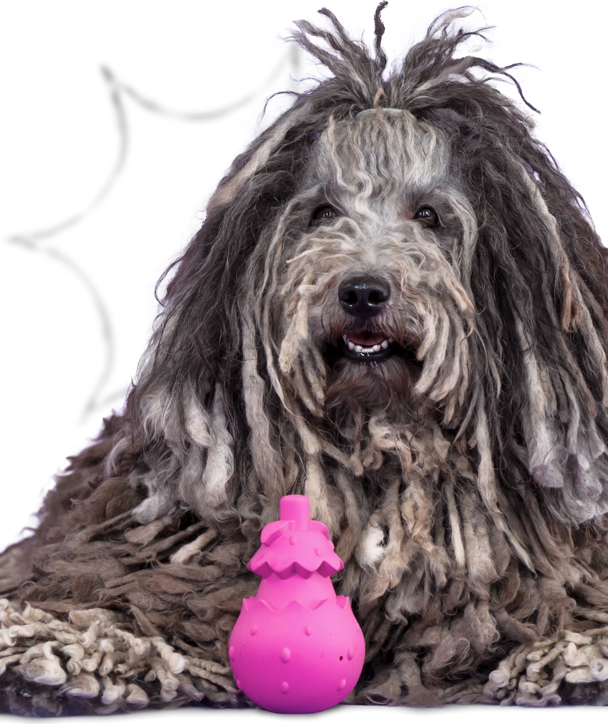 Игрушка для собак MR.KRANCH с ароматом бекона 8x13 см розовый (MKR001218) - Фото 4