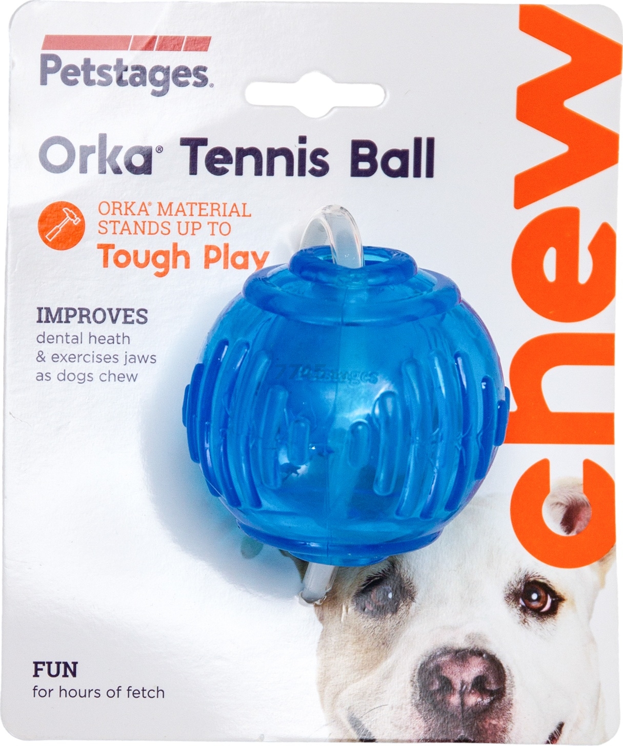 Игрушка для собак PETSTAGES Орка Мяч теннисный 6 см (235REX) - Фото 2